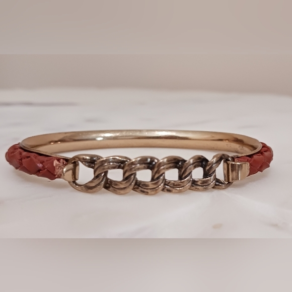 Patricia Nash Leonora Tension Chain Cuff Bracelet - Picture 3 of 7